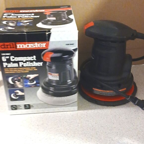 DRILL MASTER 6" COMPACT PALM POLISHER NIB - Picture 1 of 10